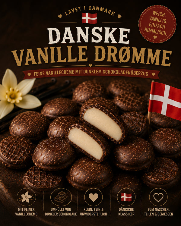 🇩🇰 Danske Vanille Drømme 🍫🤍