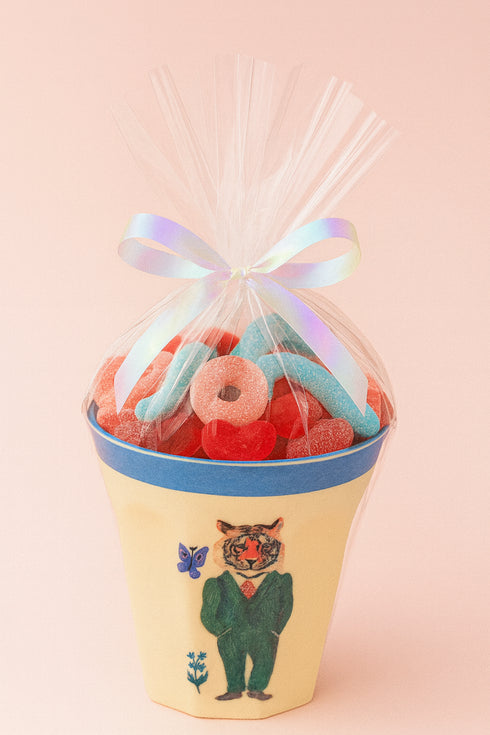 Naschi-Becher – gefüllt & bereit zum Verlieben Tieger