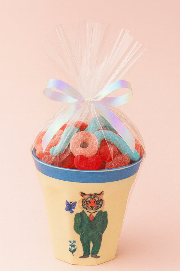 Naschi-Becher – gefüllt & bereit zum Verlieben Tieger