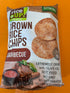 🟤 Rice UP! Brown Rice Chips Barbecue – glutenfrei, vegan, ohne Zusatzstoffe, halber Fettanteil