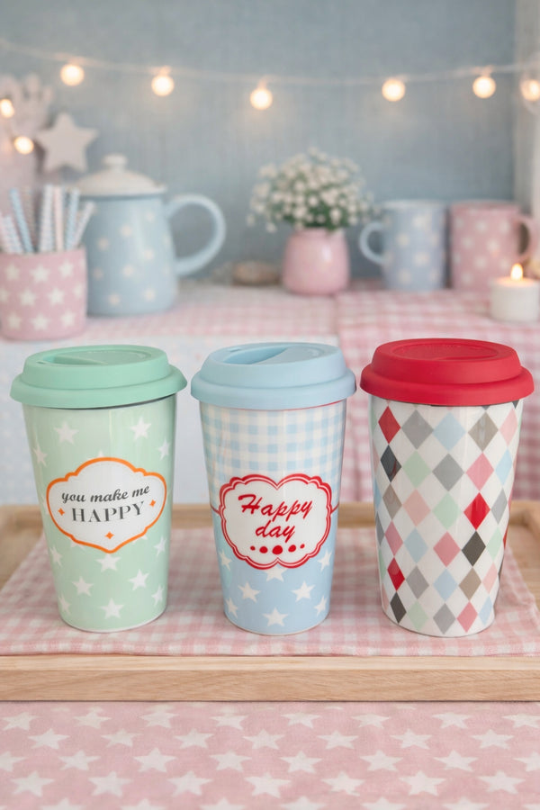 🇩🇰 Krassilnikoff To-Go Becher – dänisches Hygge-Design