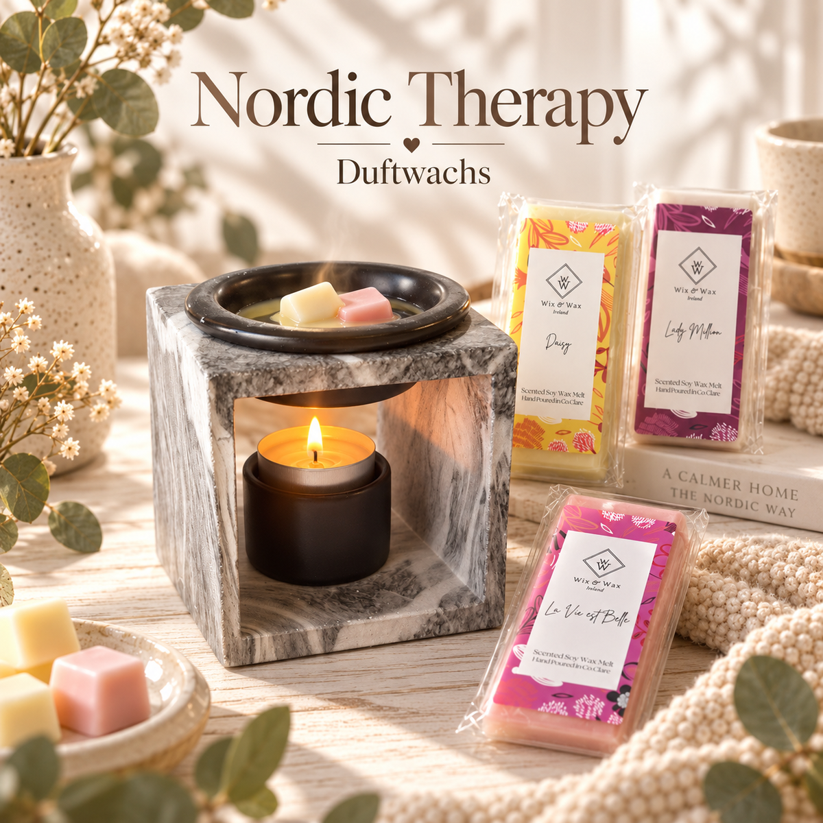 Nordic Therapy Duftwachs von Wix & Wax Ireland