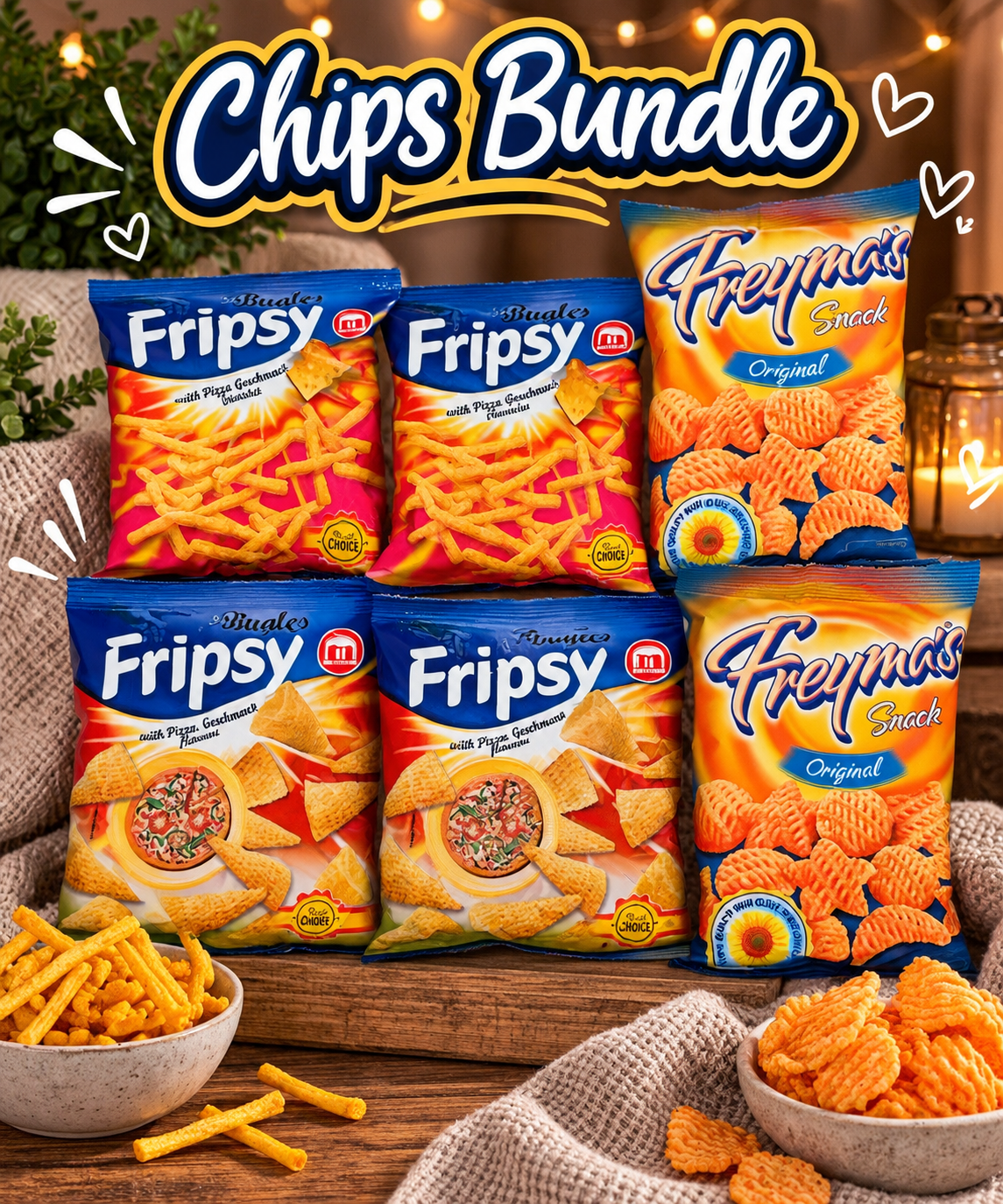 🥨 Chips Bundle | 6er Knusper-Mix