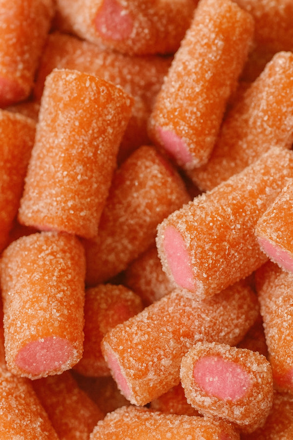 🇸🇪 Skånekonfektyr Mini-Dynamit – Saure Pfirsichbomben