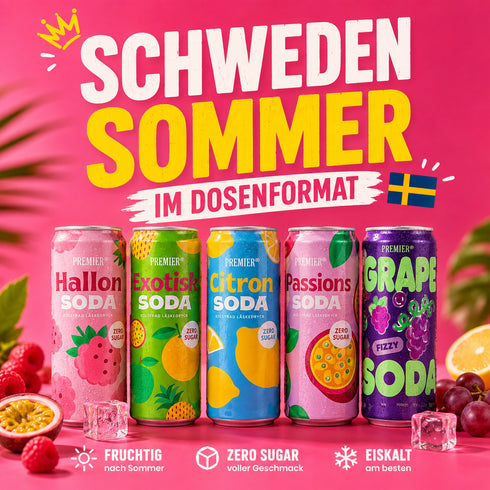 🇸🇪 Schwedische Premier Soda – 330 ml