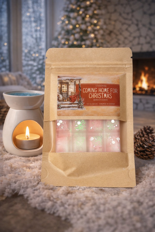 Handmade Duftwachs Coming Home for CHRISTMAS