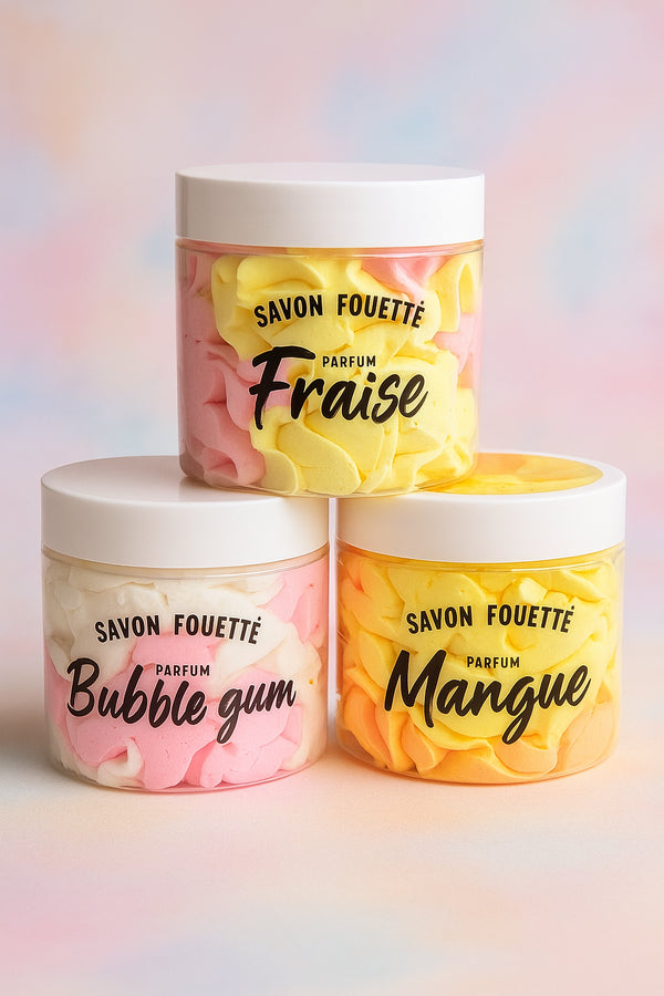 🍓 Savon Fouetté – Aufgeschlagene Dusch-Mousse von