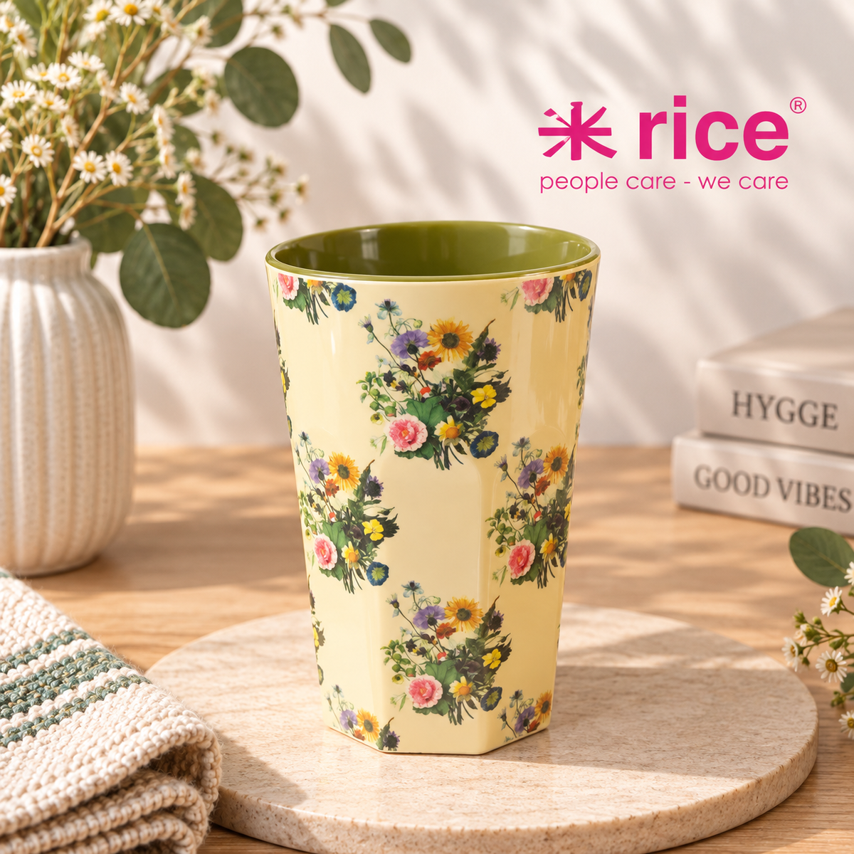 RICE Denmark Melaminbecher – Gesteck