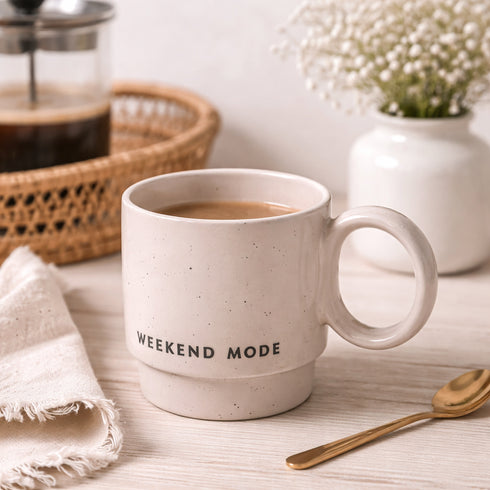 Tasse „Weekend Mode“