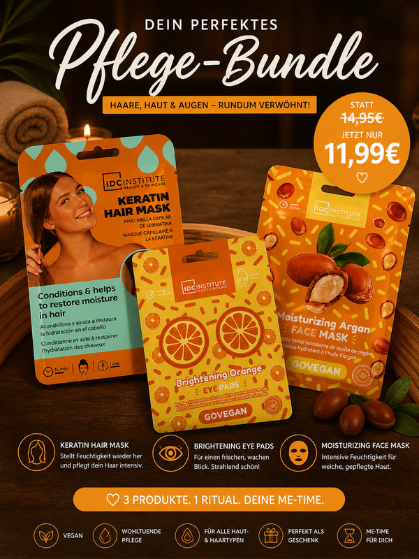 ✨ IDC Institute Pflege-Bundle – Haare, Haut & Augen