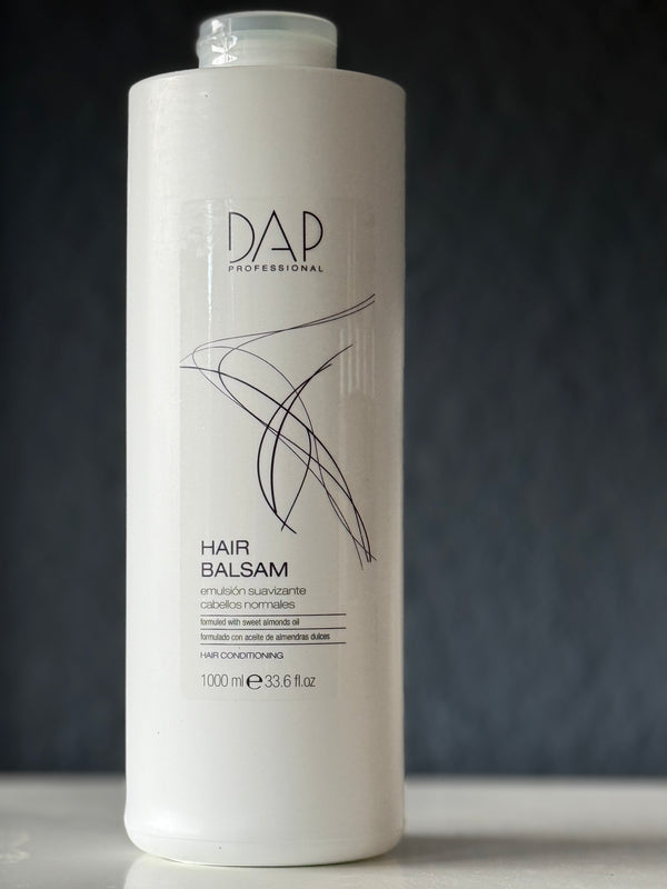 💜 DAP Professional – Hair Balsam (1000 ml) Pflegender Haarbalsam für normales Haar – mit süßem Mandelöl, für geschmeidiges, leicht kämmbares Haar