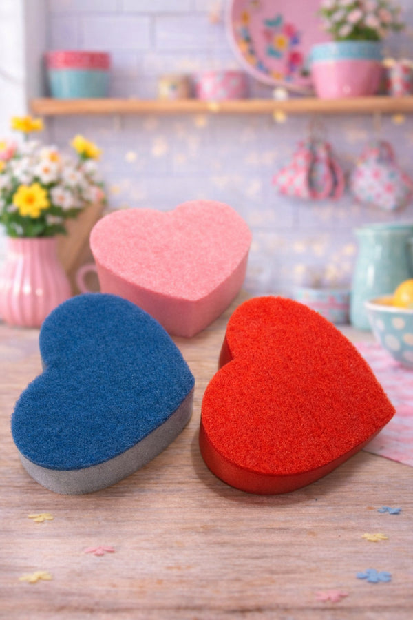 🇩🇰 Herz-Schwämme – 3er Set