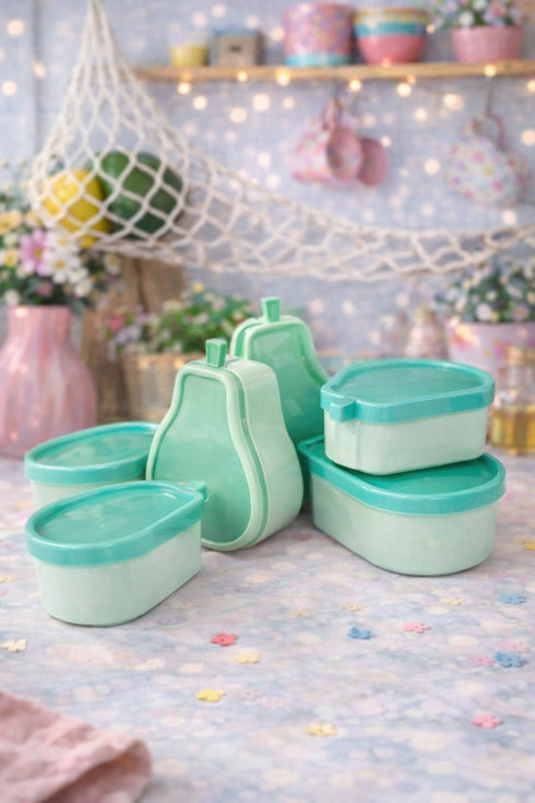 🇩🇰 Rice Denmark – Kleine Birnen-Foodboxen, 6er-Set