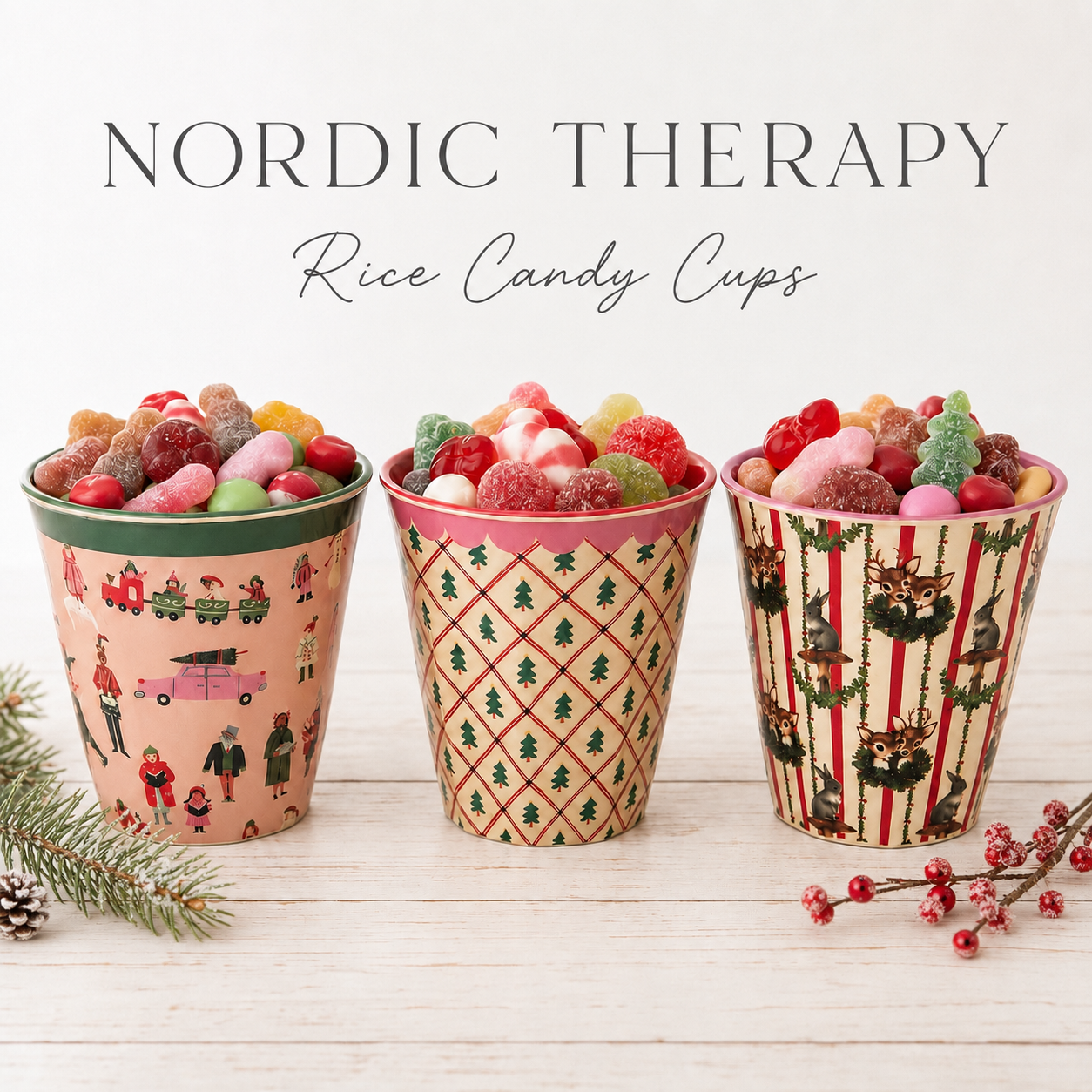 Nordic Therapy – RICE Candy Cup 🎄🍬