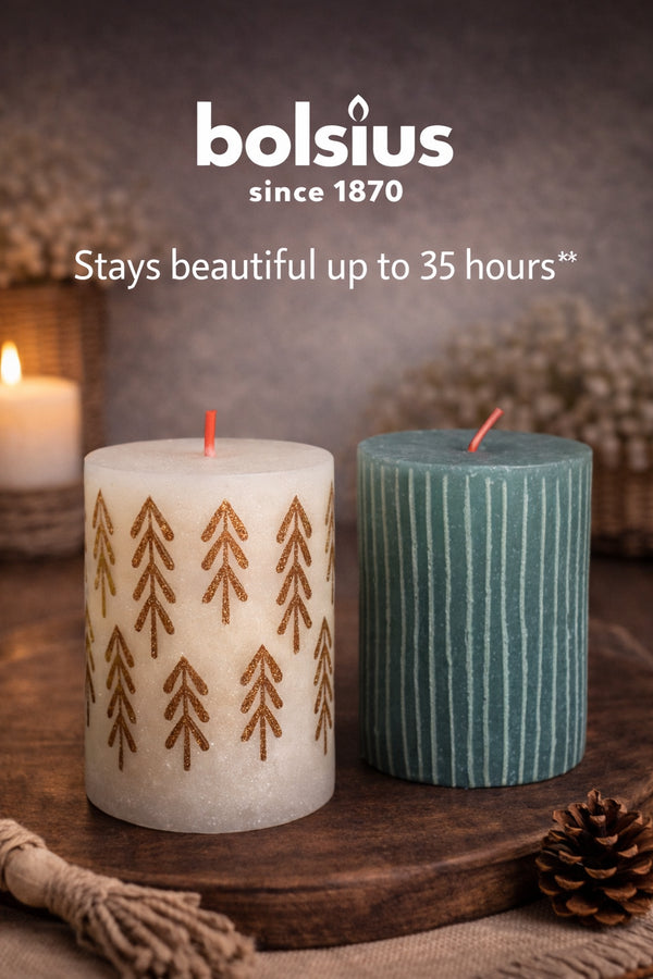 🕯️ BOLSIUS Designkerzen – Glow Edition