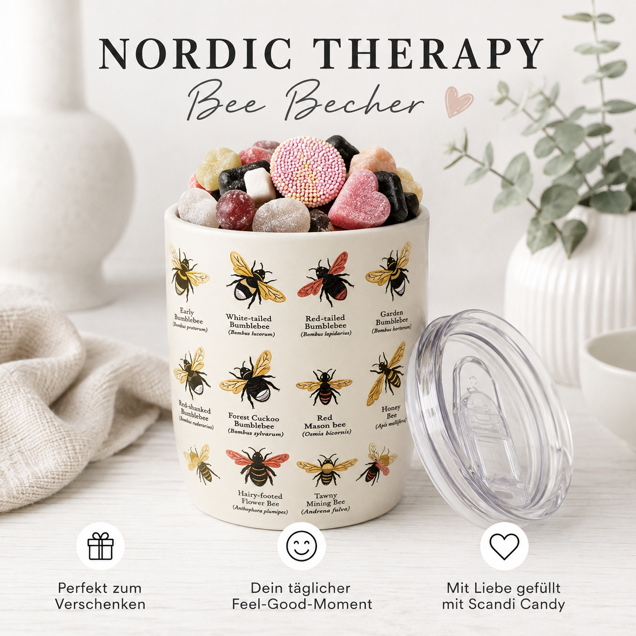 🐝 Nordic Therapy „Bee Becher“ mit Scandi Candy