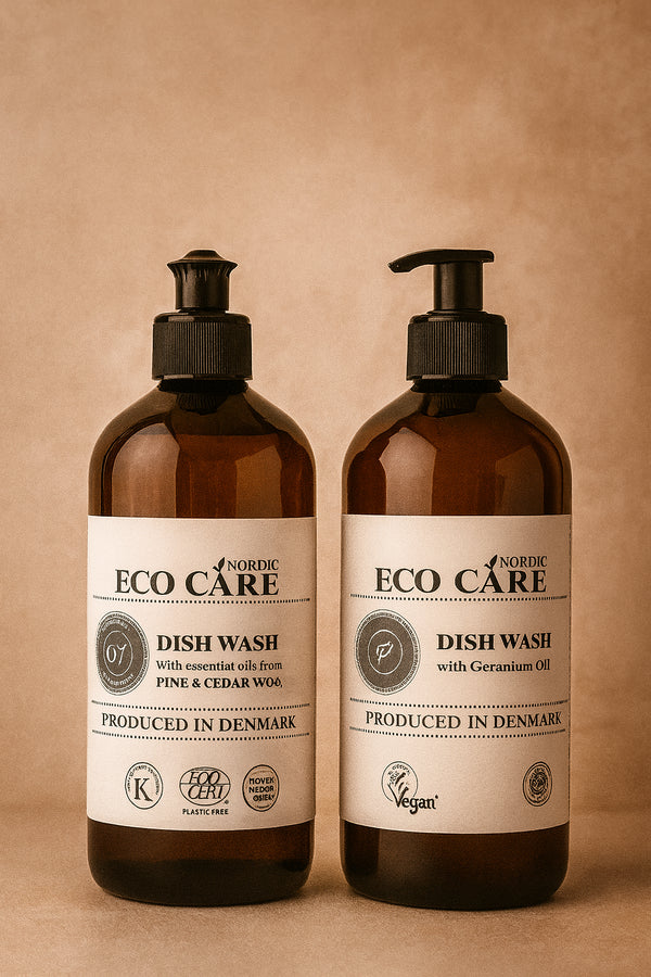🧼 Nordic EcoCare – Dish Wash (Pine & Cedar Wood / Geranium Oil)