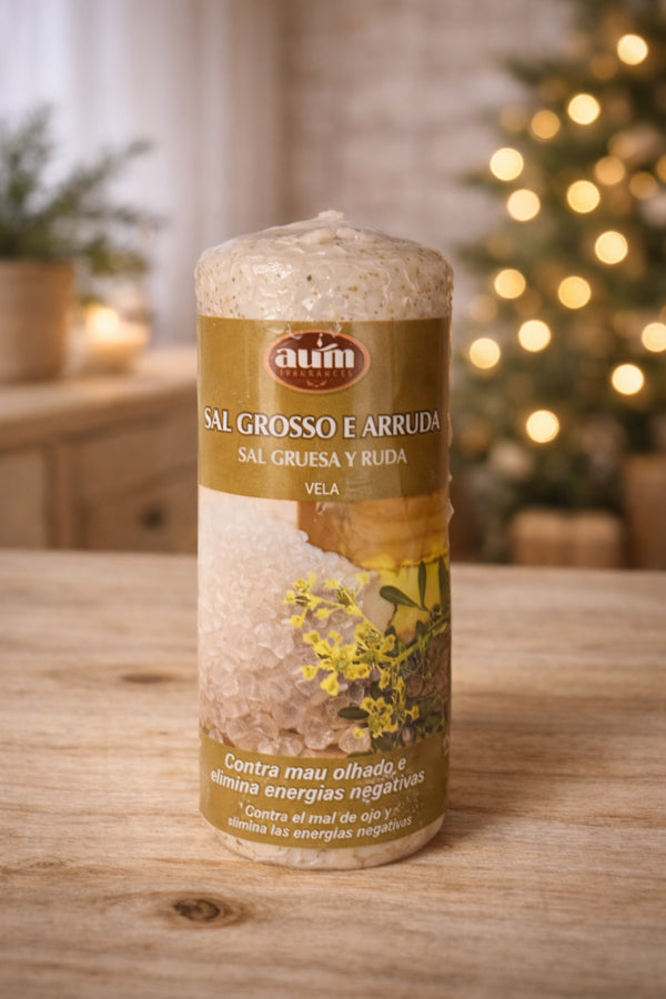 🕯️ AUM Duftkerze – Magie in Wachs Gegen den bösen Blick Salz