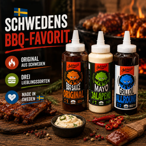 🇸🇪 Johnny’s BBQ Bundle | Schwedens Grill-Favoriten