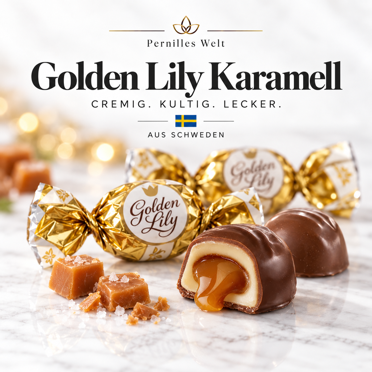 Golden Lily Karamell – 100 g 🍫✨