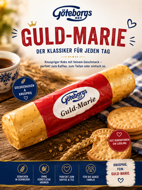 Göteborgs Kex Guld-Marie 208 g