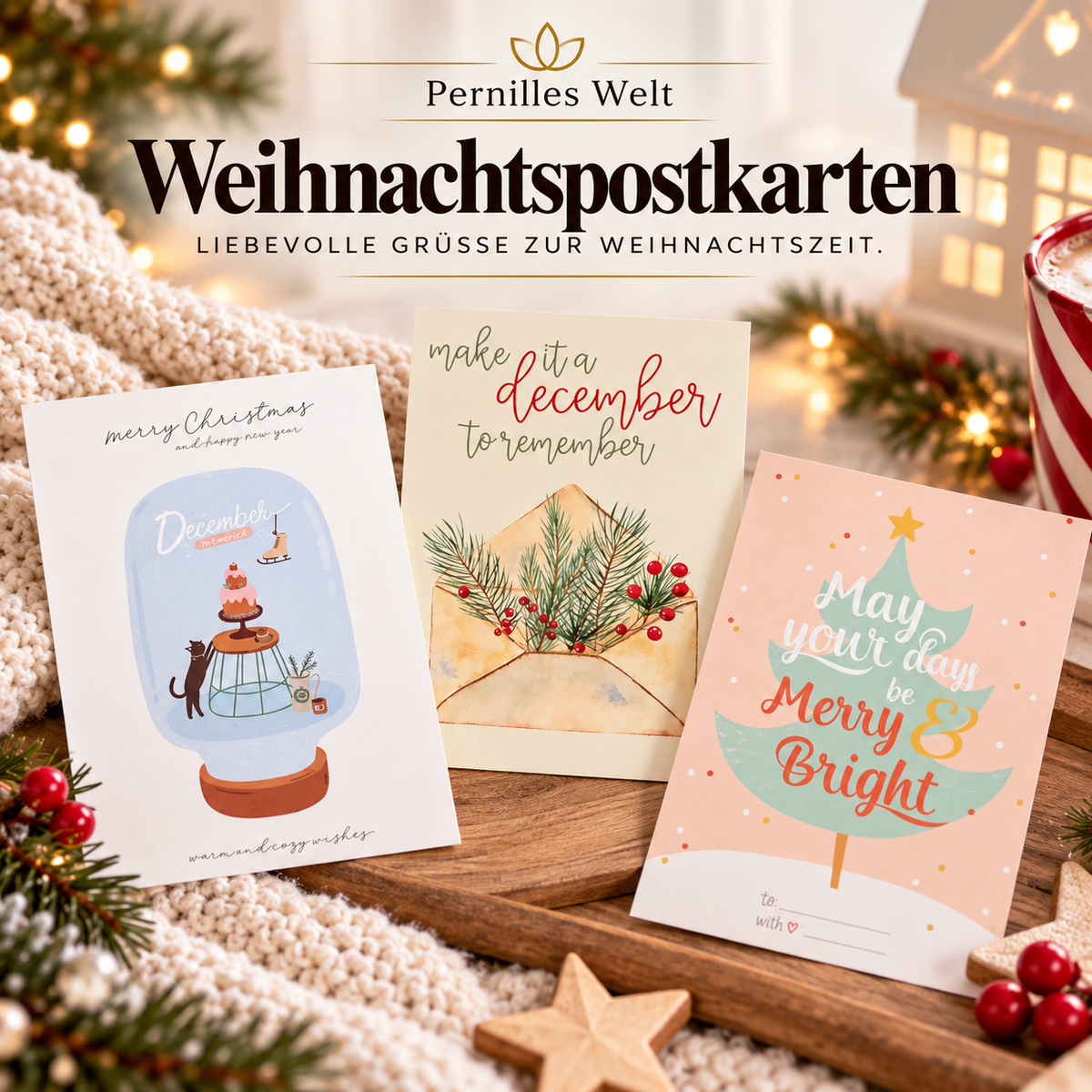 Weihnachtspostkarten – liebevolle Grüße zur Weihnachtszeit 🎄💌
