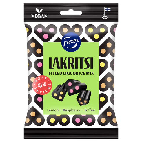 Fazer Lakritsi Filled liquorice mix liquorice, 140g