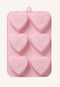 🇩🇰 Rice Herz Silikon Backform - Hellrosa