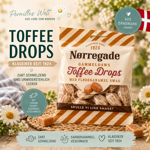 Nørregade Toffee Drops mit Sahnekaramell 🍬🇩🇰