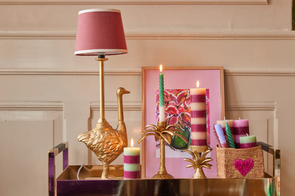 🇩🇰 Groß Kerzen - Grün