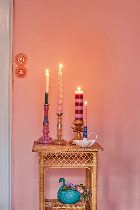 🇩🇰 LED Kerzen - Hellrosa - 2er Pack