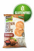 🟤 Rice UP! Brown Rice Chips Barbecue – glutenfrei, vegan, ohne Zusatzstoffe, halber Fettanteil