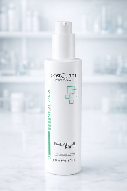 🧴PostQuam Professional – Balance Milk | Essential Care Reinigungsmilch für Mischhaut & fettige Haut – 250 ml