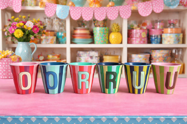 🇩🇰 Rice Becher Medium Buchstaben “O, R & U”