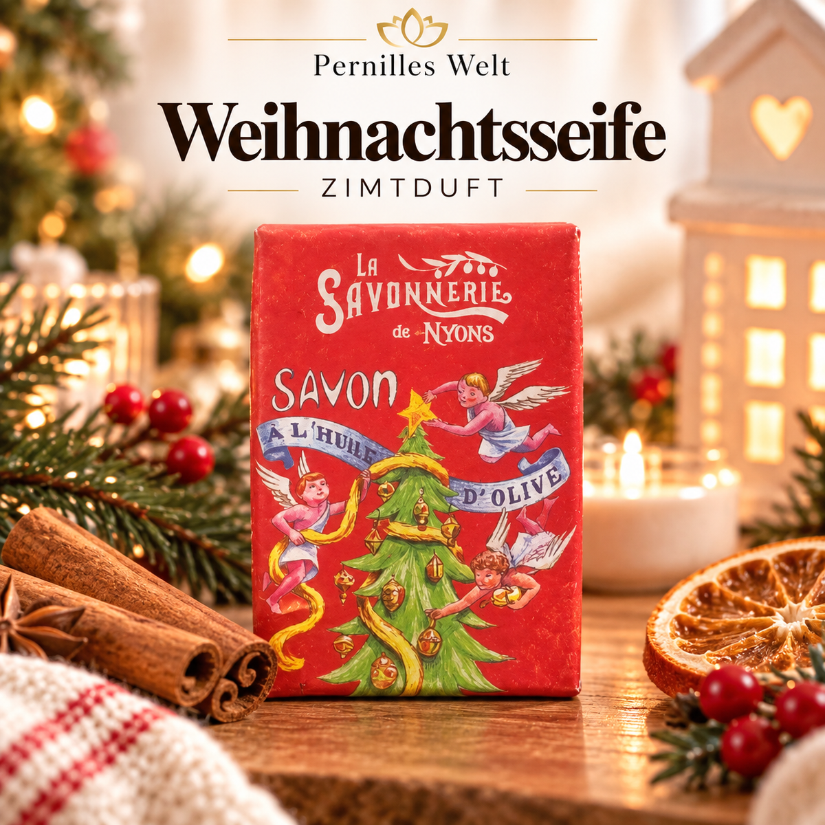 Weihnachtsseife mit Zimtduft 🎄✨