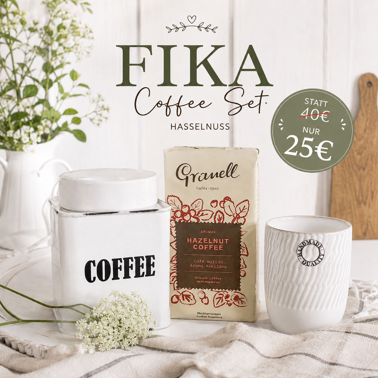 🇸🇪 FIKA COFFEE SET HASELNUSS ☕🤍