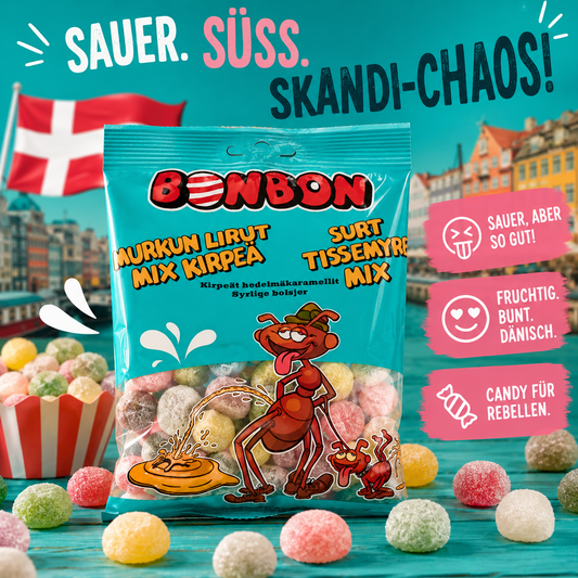BONBON Salmiak-Mix 125 g 🇸🇪 Ameise