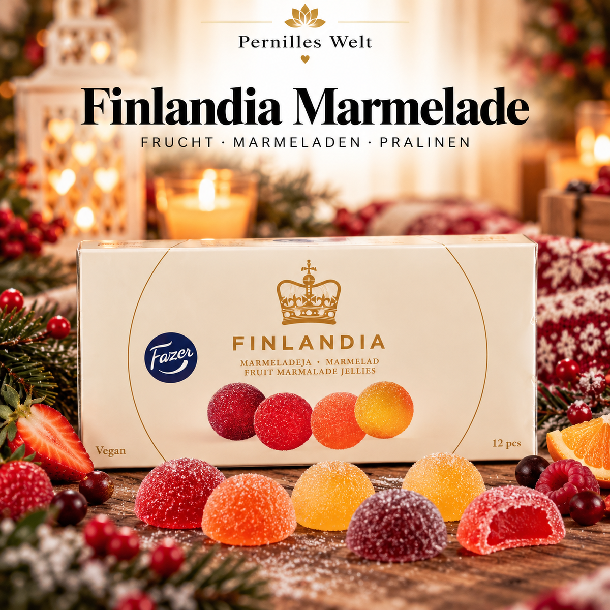 Fazer Finlandia Marmelade – Finnische Fruchtgelees, 12 Stück 🍓🍊