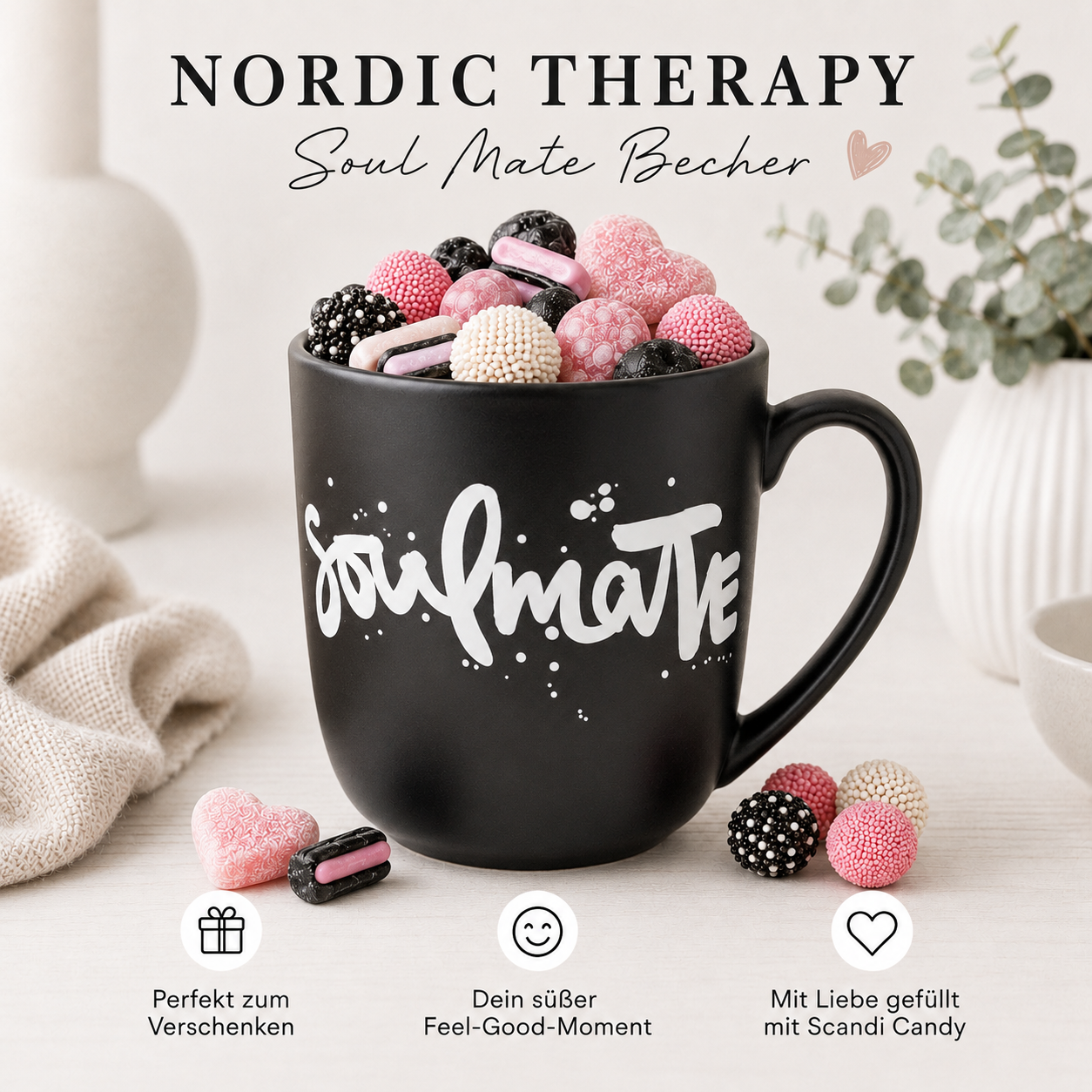 NORDIC THERAPY Candy Becher 🍬🩷🖤
Soul Sister oder Soul Mate