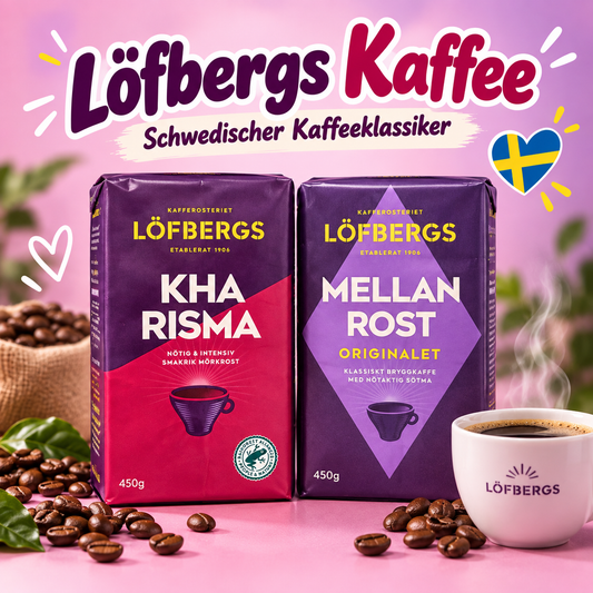 Löfbergs Kaffee 450 g – Kharisma oder Mellanrost 🇸🇪
