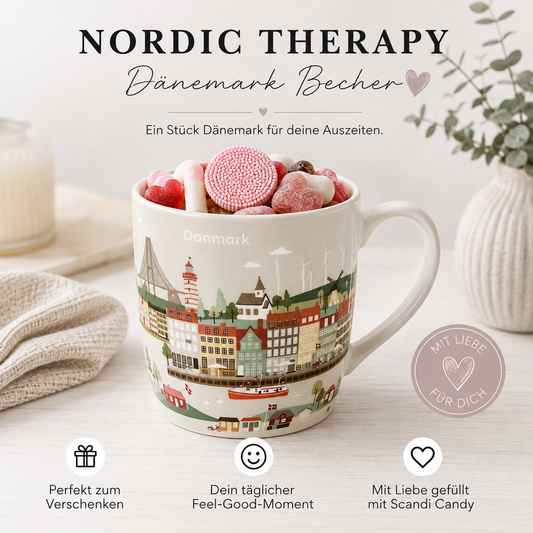 🇩🇰 Nordic Therapy „Dänemark Becher“ mit Scandi Candy