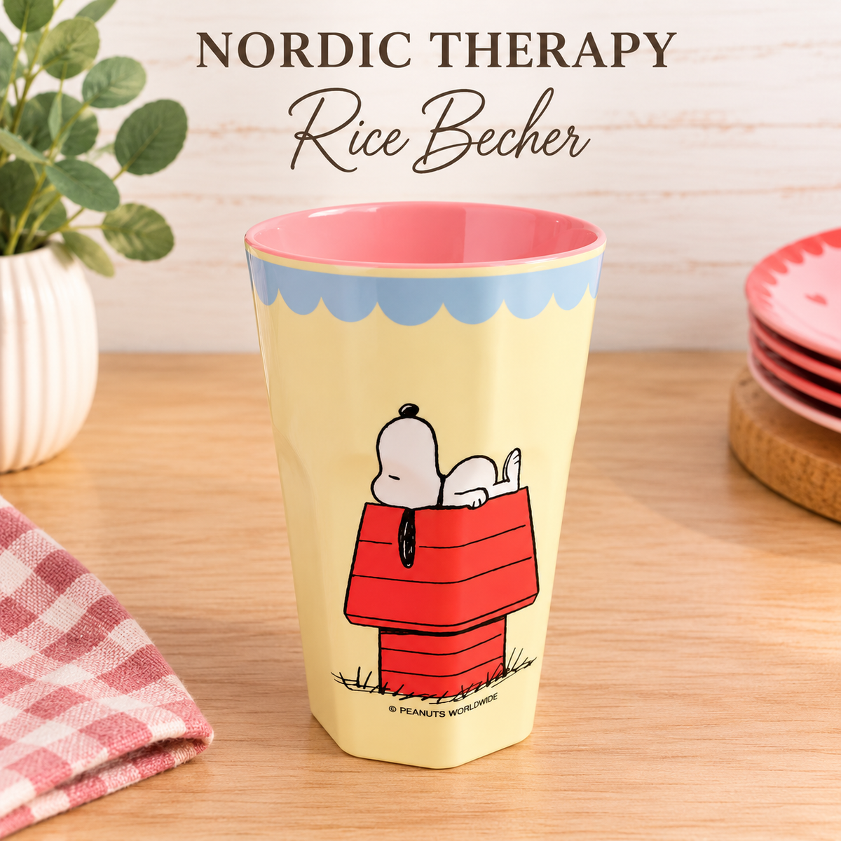 RICE x Peanuts Becher „Snoopy Doghouse“ 🐾❤️