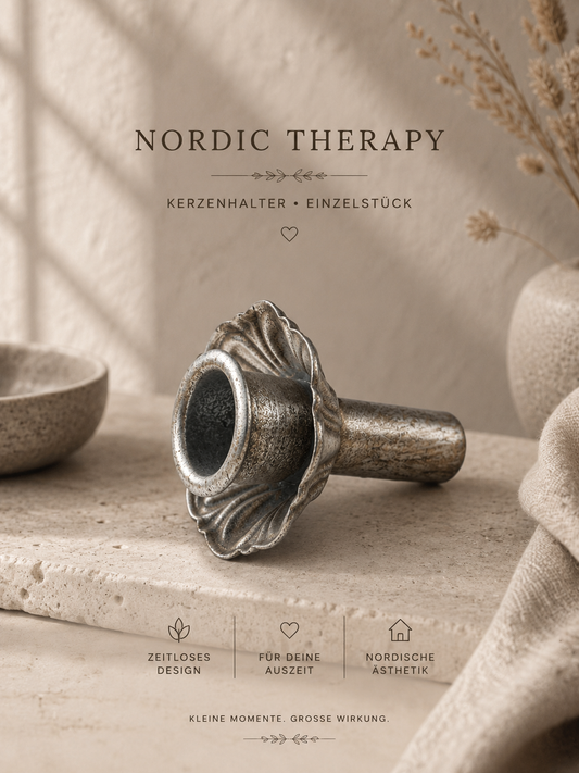 Nordic Therapy Kerzenhalter “Vintage” Silber