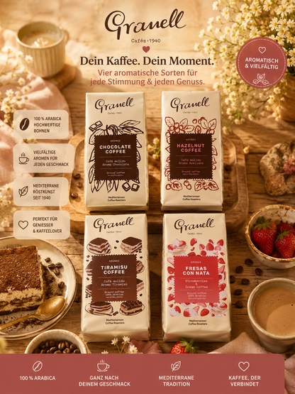 Granell Aromakaffee 250 g | 100 % Arabica | Sorte frei wählbar