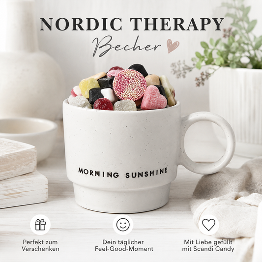 ☀️ Nordic Therapy „Morning Sunshine Becher“ mit Scandi Candy