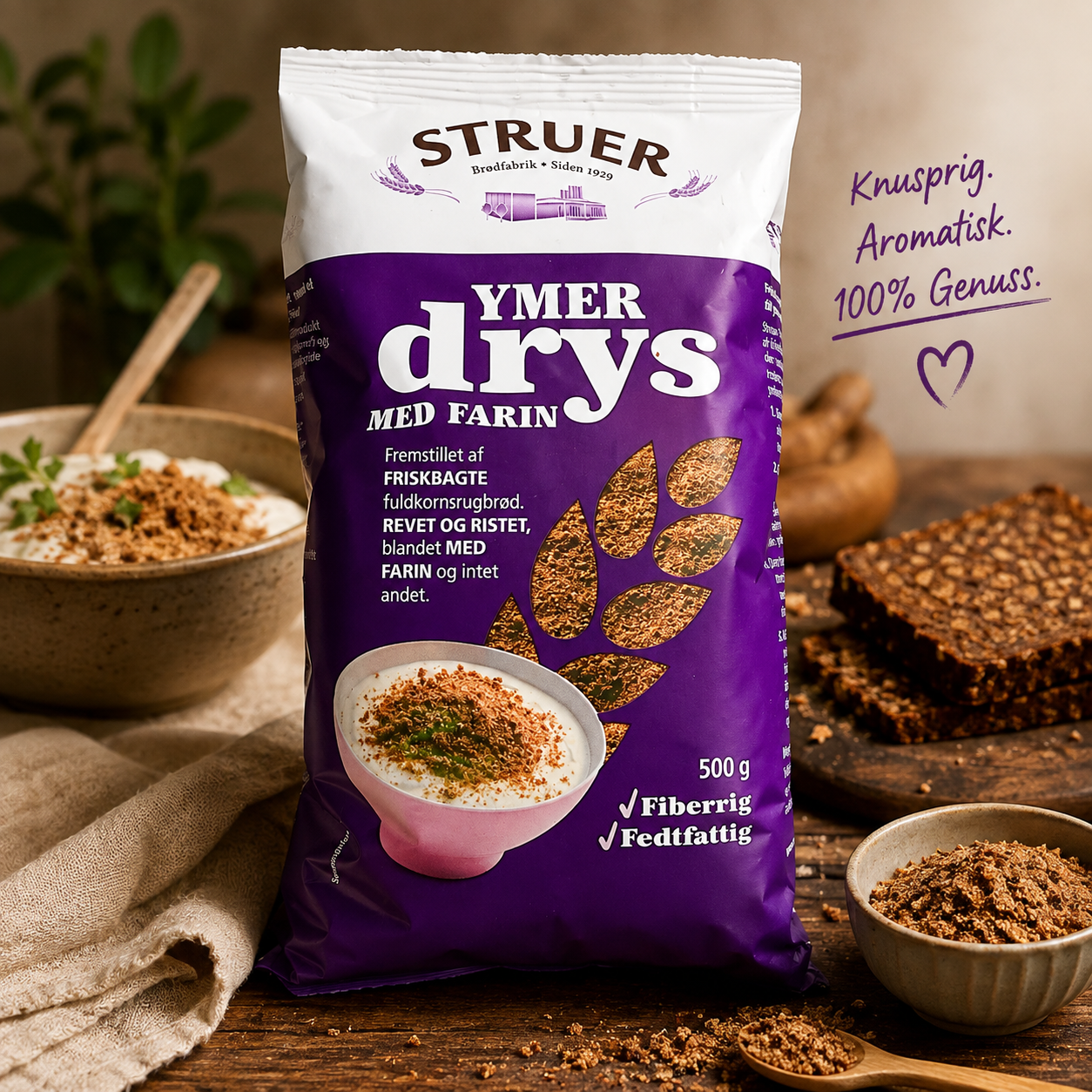 🇩🇰 STRUER YMER DRYS MED FARIN, dänischer Frühstücks-Klassiker