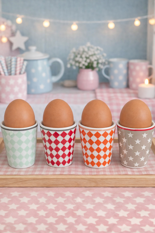 🇩🇰 Krassilnikoff Eierbecher – Design wählbar