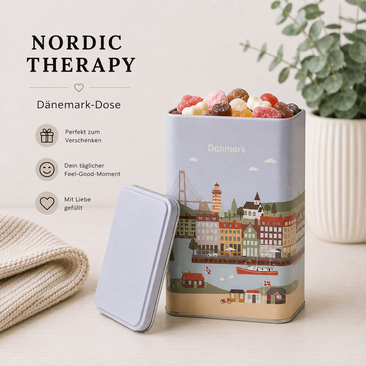 🇩🇰 Nordic Therapy „Dänemark-Dose“ mit Scandi Candy