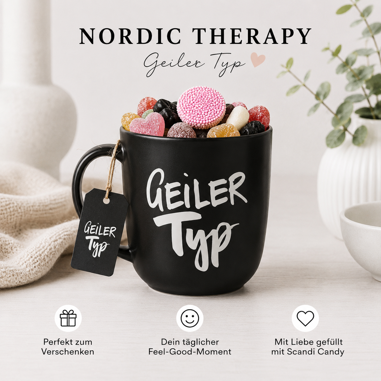 NORDIC THERAPY Candy Becher 🍬🖤
Gönn Dir! oder Geiler Typ