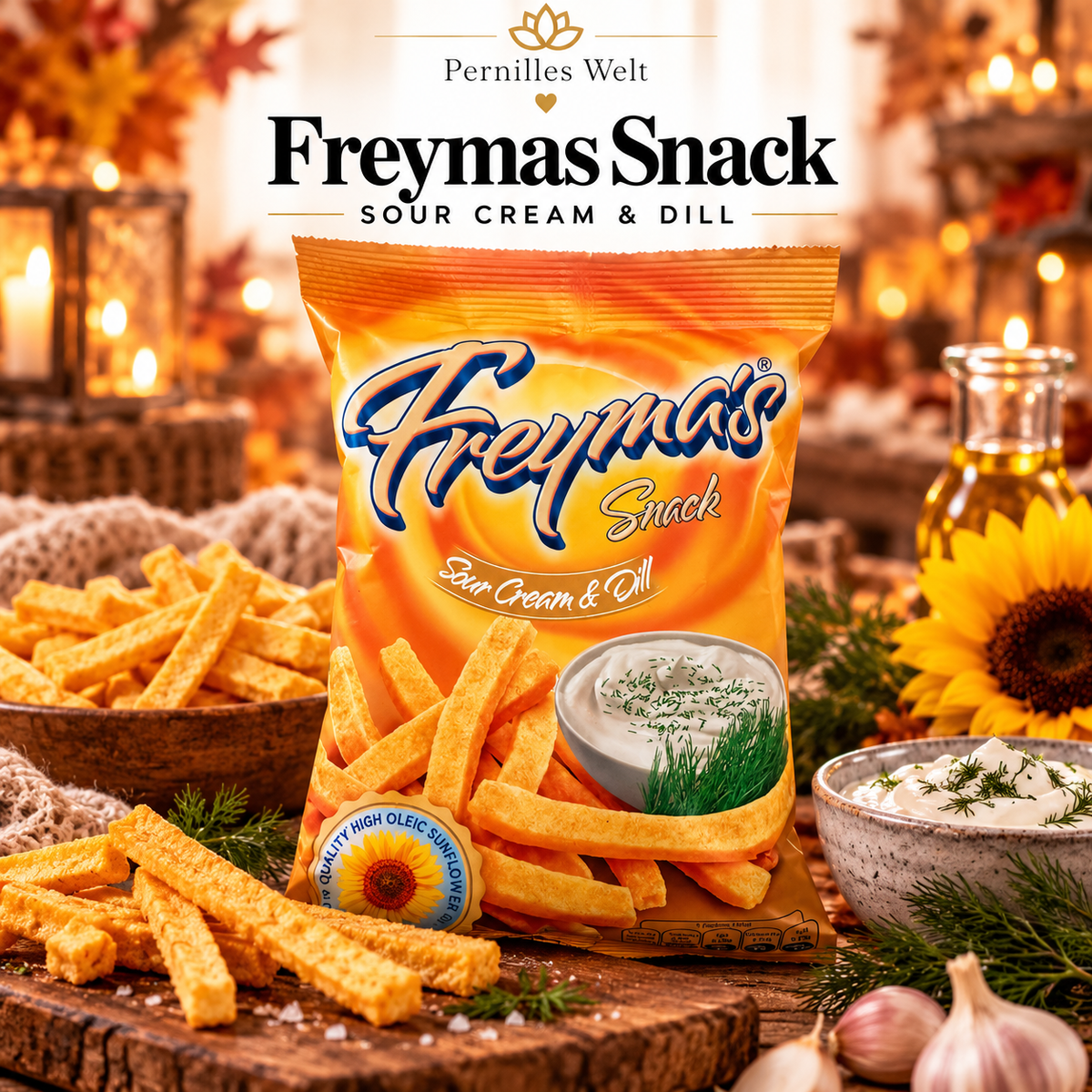Freyma’s Snack Sour Cream & Dill – 30 g 🌿